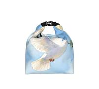 CNTDBU Dove Olive Branch Roll Top Lunch Bag for Work-Insulated Cooler Tote with Adjustable Size, Leakproof Food Carrier for Daily Use