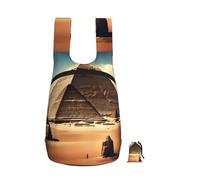 CNTDBU Dreaming Of The Pyramids Of Khufu Foldable Backpack 16l-Lightweight Packable Daypack For Travel, Waterproof Hiking Rucksack With Zip For Men Women