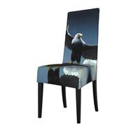 CNTDBU Eagle under the stars Elastic Dining Chair Covers, Washable Stretchable Slipcovers, Protects from Spills & Stains, Fits Most Chairs