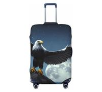 CNTDBU Eagle Under the Stars S Stretchy Suitcase Cover-Elastic Luggage Protector for Travel, Scratch Resistant Fit Most Suitcases