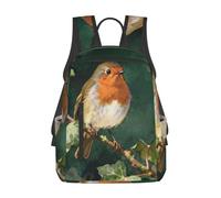 CNTDBU European Robin Lightweight Casual Rucksack-Large Capacity Daypack
