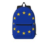 CNTDBU European Union Flag 17 Inch Backpack-Lightweight Travel Daypack with Pockets