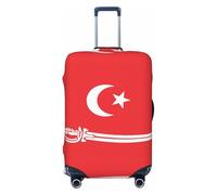 CNTDBU Flag of Aceh Sultanate S Stretchy Suitcase Cover-Elastic Luggage Protector for Travel, Scratch Resistant Fit Most Suitcases