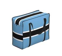 CNTDBU Flag Of Botswana Heavy Duty Shopping Tote Bag-Waterproof Reusable Grocery Bag With Zip, Foldable Storage Bag For Travel Picnic