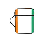 CNTDBU Flag Of Cote D'Ivoire Bible Study Tote Bag With Handles -Water-Resistant Organiser For Church Travel, Pen Holder Tablet Pocket Journal Cover Case