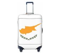 CNTDBU Flag of Cyprus S Stretchy Suitcase Cover-Elastic Luggage Protector for Travel, Scratch Resistant Fit Most Suitcases