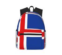 CNTDBU Flag of Iceland Lightweight Backpack for Women Men-Casual Daypack for Travel Work, Laptop Bag for Daily Commute