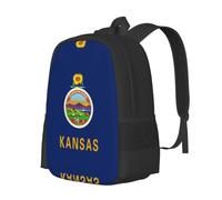 CNTDBU Flag of Kansas Lightweight Casual Rucksack-Large Capacity Daypack