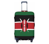 CNTDBU Flag of Kenya M Stretchy Suitcase Cover-Elastic Luggage Protector for Travel, Scratch Resistant Fit Most Suitcases