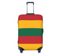 CNTDBU Flag of Lithuania L Stretchy Suitcase Cover-Elastic Luggage Protector for Travel, Scratch Resistant Fit Most Suitcases