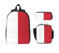 CNTDBU Flag of Malta Backpack Set-3-in-1 Travel Bag Lunch Bag Storage Pouch