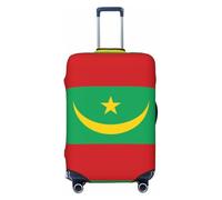 CNTDBU Flag of Mauritania L Stretchy Suitcase Cover-Elastic Luggage Protector for Travel, Scratch Resistant Fit Most Suitcases