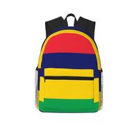 CNTDBU Flag of Mauritius Lightweight Backpack for Women Men-Casual Daypack for Travel Work, Laptop Bag for Daily Commute
