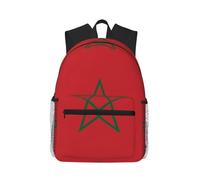 CNTDBU Flag of Morocco Lightweight Backpack for Women Men-Casual Daypack for Travel Work, Laptop Bag for Daily Commute