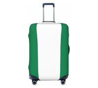 CNTDBU Flag of Nigeria M Stretchy Suitcase Cover-Elastic Luggage Protector for Travel, Scratch Resistant Fit Most Suitcases