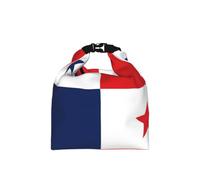 CNTDBU Flag of Panama Roll Top Lunch Bag for Work-Insulated Cooler Tote with Adjustable Size, Leakproof Food Carrier for Daily Use