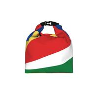 CNTDBU Flag of Seychelles Roll Top Lunch Bag for Work-Insulated Cooler Tote with Adjustable Size, Leakproof Food Carrier for Daily Use