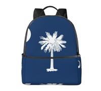 CNTDBU Flag of South Carolina Backpack-Lightweight Travel Daypack with Laptop Sleeve