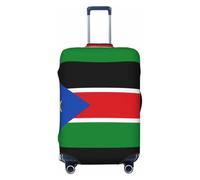 CNTDBU Flag of South Sudan XL Stretchy Suitcase Cover-Elastic Luggage Protector for Travel, Scratch Resistant Fit Most Suitcases
