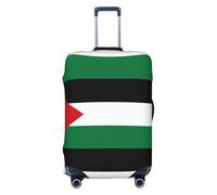 CNTDBU Flag of the State of Palestine S Stretchy Suitcase Cover-Elastic Luggage Protector for Travel, Scratch Resistant Fit Most Suitcases