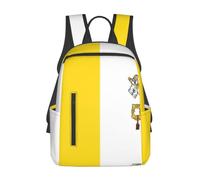 CNTDBU Flag of Vatican Lightweight Casual Rucksack-Large Capacity Daypack
