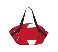 CNTDBU Flag of Wallis and Futuna Islands 2-in-1 Picnic Blanket Bag-Foldable Waterproof Round Mat for Beach Park, Portable Camping Tote with Storage Pockets for Outdoor Adventures