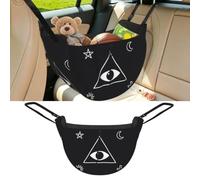 CNTDBU Flat All Seeing Car Seat Organizer-Backseat Storage Bag for Travel