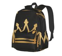 CNTDBU Flat Crown Graffiti Lightweight Casual Backpack for Adults-Large Capacity Travel Daypack with Padded Straps, Water Resistant Commuter Bag