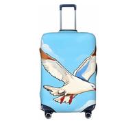 CNTDBU Flying Seagulls M Stretchy Suitcase Cover-Elastic Luggage Protector for Travel, Scratch Resistant Fit Most Suitcases