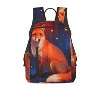 CNTDBU Fox Star Dream Lightweight Casual Rucksack-Large Capacity Daypack