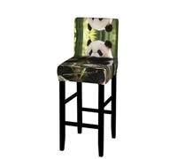 CNTDBU Giant panda Bar Stool Cover-Stretchy Chair Slipcover for Kitchen