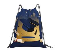 CNTDBU Graduation Cap Scroll Large Cinch Sack Bag-Waterproof Lightweight Rucksack For Gym Sports, Casual Drawstring Backpack For Travel Hiking