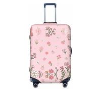 CNTDBU Grandma Floral Apron XL Stretchy Suitcase Cover-Elastic Luggage Protector for Travel, Scratch Resistant Fit Most Suitcases