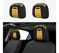 CNTDBU Grate Fulfilled Pun Car Headrest Cover 2 Pack-Stretchable Soft Seat Cushion Protector for Cars, Universal Fit Headrest Covers for Truck SUV