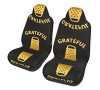 CNTDBU Grate Fulfilled Pun Car Seat Covers 2 Pack-Universal Fit Front Seat Protector for Cars SUV Truck, Elastic Bottom Breathable Auto Seat Covers