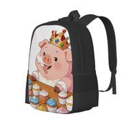 CNTDBU Greedy Pig Lightweight Casual Rucksack-Large Capacity Daypack