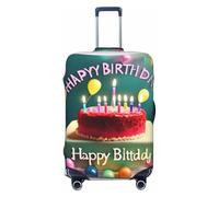 CNTDBU Happy Birthday Beautiful M Stretchy Suitcase Cover-Elastic Luggage Protector for Travel, Scratch Resistant Fit Most Suitcases