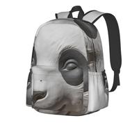 CNTDBU Hard Light Plaster Lightweight Casual Backpack for Adults-Large Capacity Travel Daypack with Padded Straps, Water Resistant Commuter Bag