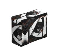 CNTDBU Infinite Loop Cat Heavy Duty Shopping Tote Bag-Waterproof Reusable Grocery Bag With Zip, Foldable Storage Bag For Travel Picnic