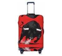 CNTDBU Iron Bull Charge XL Stretchy Suitcase Cover-Elastic Luggage Protector for Travel, Scratch Resistant Fit Most Suitcases