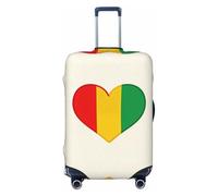 CNTDBU Italy Flag Heart L Stretchy Suitcase Cover-Elastic Luggage Protector for Travel, Scratch Resistant Fit Most Suitcases