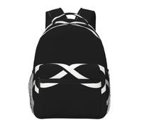 CNTDBU Line Infinity Sign Lightweight Casual Backpack-Water Resistant Daypack for Adults, Comfortable Travel Bag with Padded Shoulder Straps