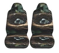 CNTDBU Little Bird nest Car Seat Covers 2 Pack for Front Seats, Universal Stretch Seat Protectors for Car SUV Truck Van