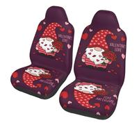 CNTDBU Love Elf Car Seat Covers 2 Pack-Universal Fit Front Seat Protector for Cars SUV Truck, Elastic Bottom Breathable Auto Seat Covers