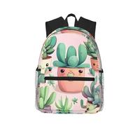 CNTDBU Lovely succulent plants Lightweight Backpack for Women Men-Casual Daypack for Travel Work, Laptop Bag for Daily Commute