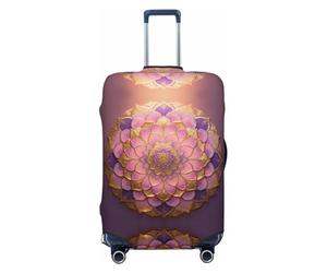 CNTDBU Mandala Flower Circle XL Stretchy Suitcase Cover-Elastic Luggage Protector for Travel, Scratch Resistant Fit Most Suitcases