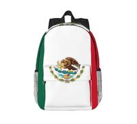 CNTDBU Mexico Flag Laptop Backpack-Lightweight 15 Inch Travel Daypack | Water Resistant Ergonomic. Padded Straps. Fits 15in Laptop.