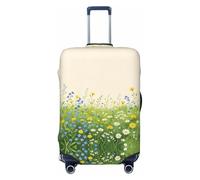 CNTDBU Mixed Wild Meadow XL Stretchy Suitcase Cover-Elastic Luggage Protector for Travel, Scratch Resistant Fit Most Suitcases