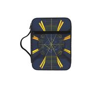 CNTDBU Multidimensional Space Bible Study Tote Bag With Handles -Water-Resistant Organiser For Church Travel, Pen Holder Tablet Pocket Journal Cover Case