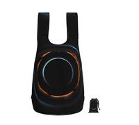 CNTDBU Mysterious Cosmic Black Holes Foldable Backpack 16l-Lightweight Packable Daypack For Travel, Waterproof Hiking Rucksack With Zip For Men Women